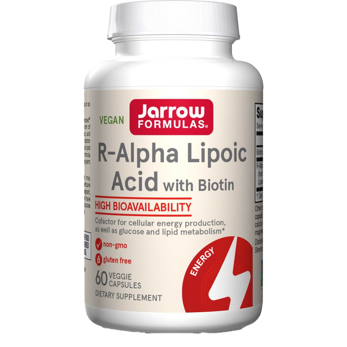 Jarrow Formulas R-Alpha-Liponsäure + Biotin – 60 Kapseln