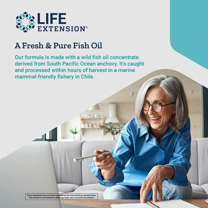 Life Extension Super Omega-3 Plus EPA/DHA, Fish Oil, Sesame Lignans, Olive Extract, Krill &amp; Astaxanthin 120 Softgels | Premium Supplements at MYSUPPLEMENTSHOP