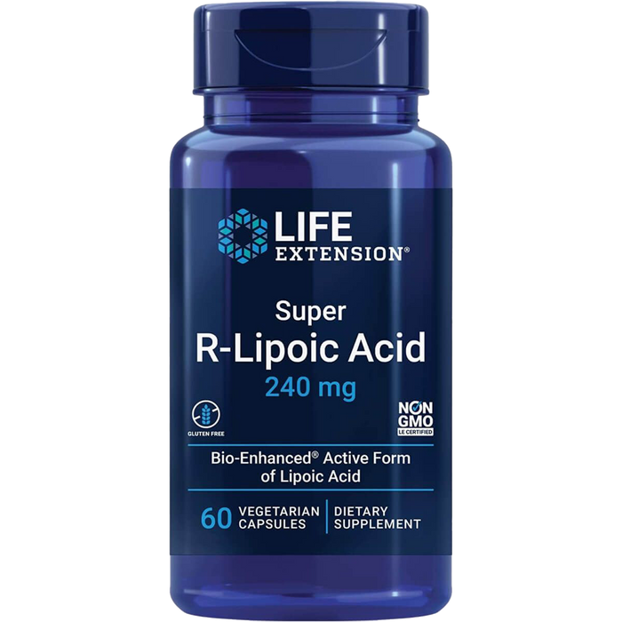 Life Extension Super R-Liponsäure, 240 mg – 60 Kapseln