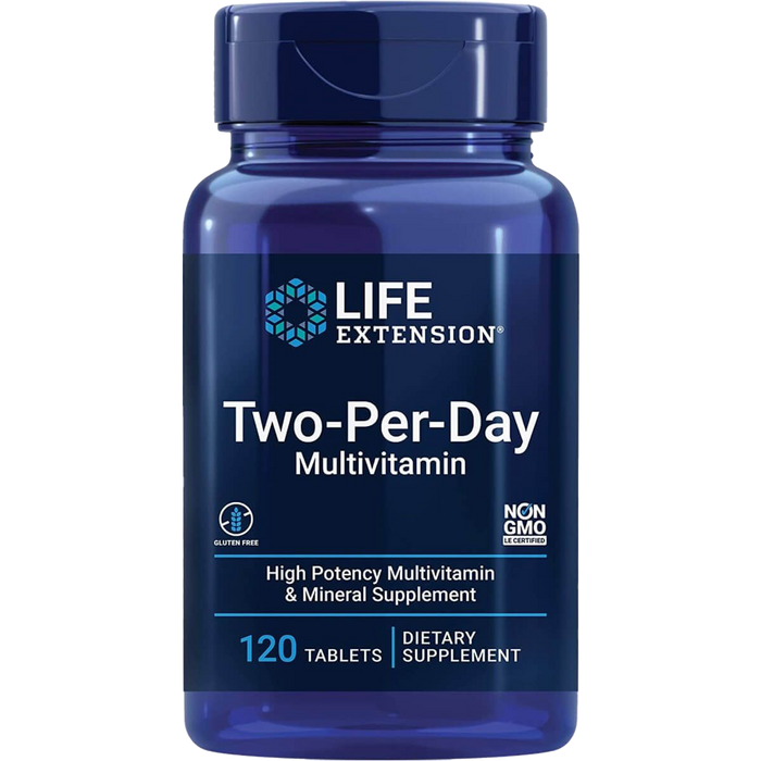 Life Extension Two-Per-Day Multivitamin 120 Tablets