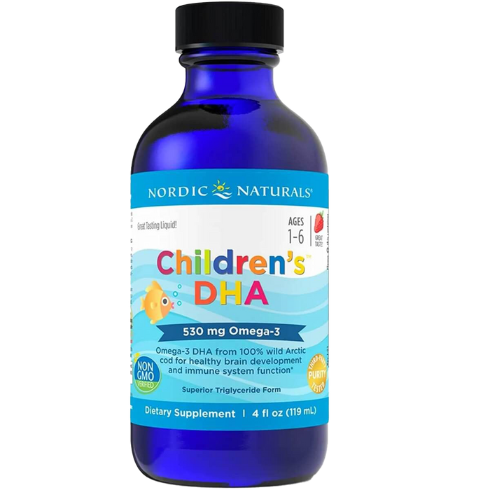 Nordic Naturals Children's DHA 530mg Omega-3 4 fl oz (Strawberry)