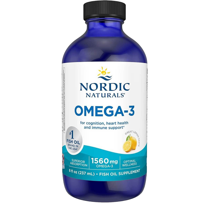 Nordic Naturals Omega-3 1560mg Lemon Flavour 237ml