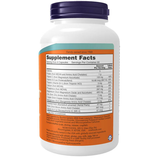 NOW Foods Bone Strength 240 Capsules | Premium Supplements at MYSUPPLEMENTSHOP