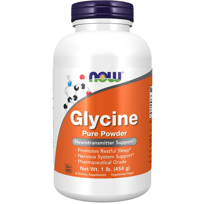 NOW Foods Glycin, reines Pulver – 454 g