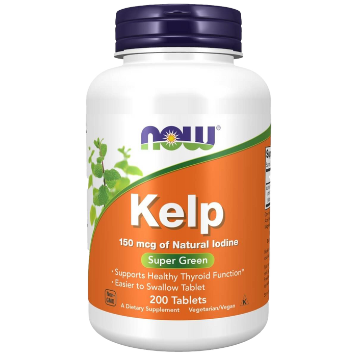 NOW Foods Kelp, 150 mcg – 200 Tabletten