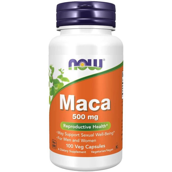 NOW Foods Maca 500 mg 100 Veg Capsules