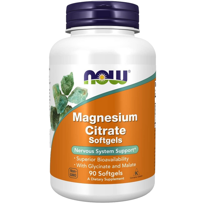 NOW Foods Magnesium Citrate 90 Softgels