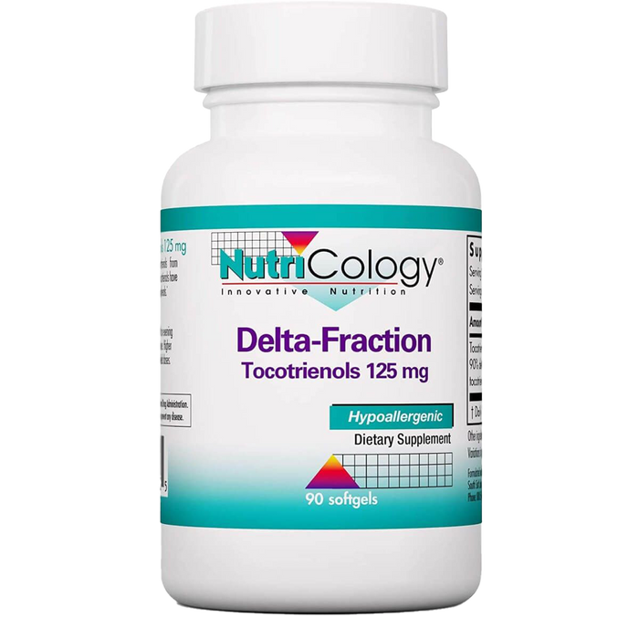 Nutricology Delta-Fraction Tocotrienols 125mg 90 Softgels