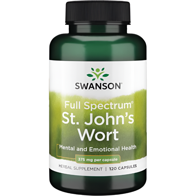 Swanson Johanniskraut, 375 mg – 120 Kapseln