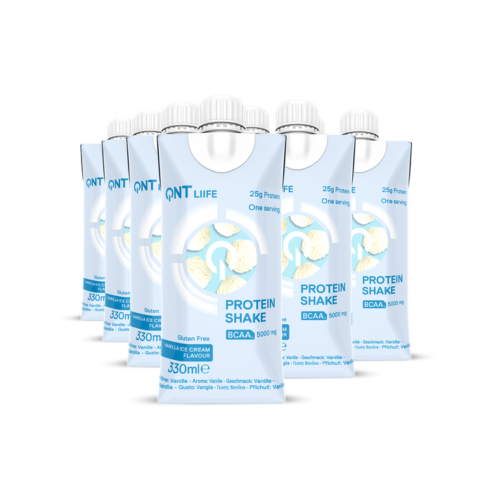 QNT Delicious Ready-to-Drink High-Protein Shake - 25g Protein | Low Sugar | 12 x 330ml