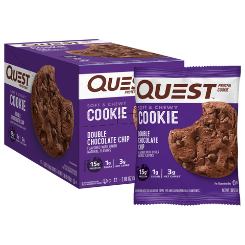Quest Nutrition Cookie 12x59g Double Chocolate Chip