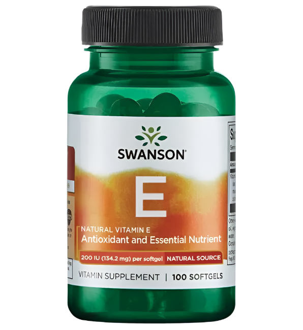 Swanson Vitamin E 200iu 100 Softgels