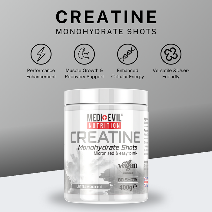 Medi-Evil Creatine 400g - Creatine Powder at MySupplementShop by Medi-Evil Nutrition