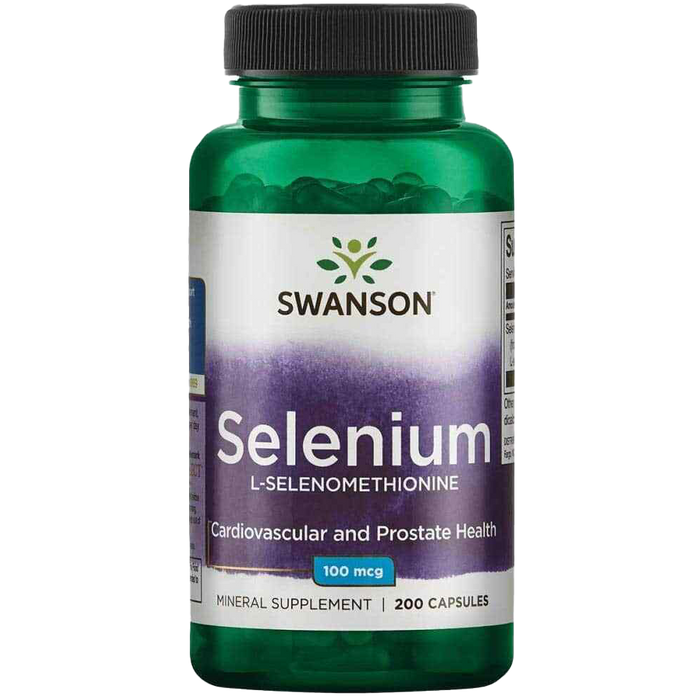 Swanson Selenium, 100mcg - 200 caps