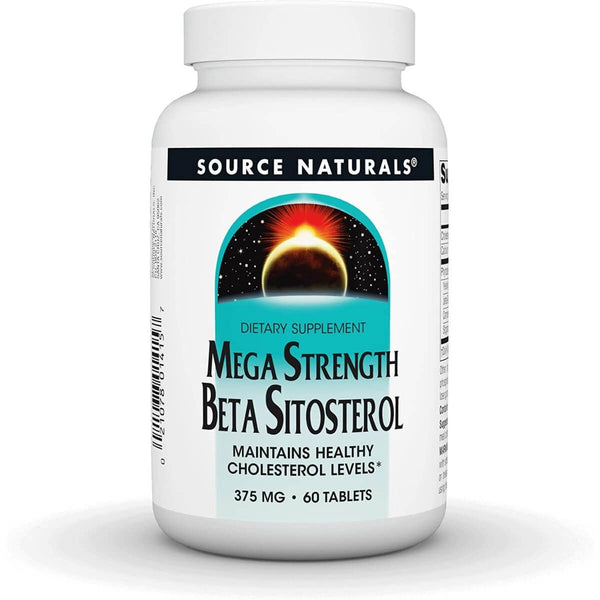 Source Naturals Beta-Sitosterol Mega Strength 375mg 60 Tablets | Premium Supplements at MYSUPPLEMENTSHOP