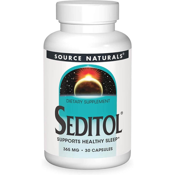 Source Naturals Seditol 365mg 30 Capsules - Sleep & Relaxation at MySupplementShop by Source Naturals