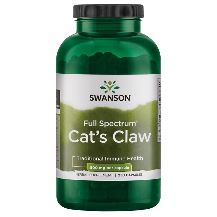 Swanson Full Spectrum Cat's Claw 500mg 250 Capsules