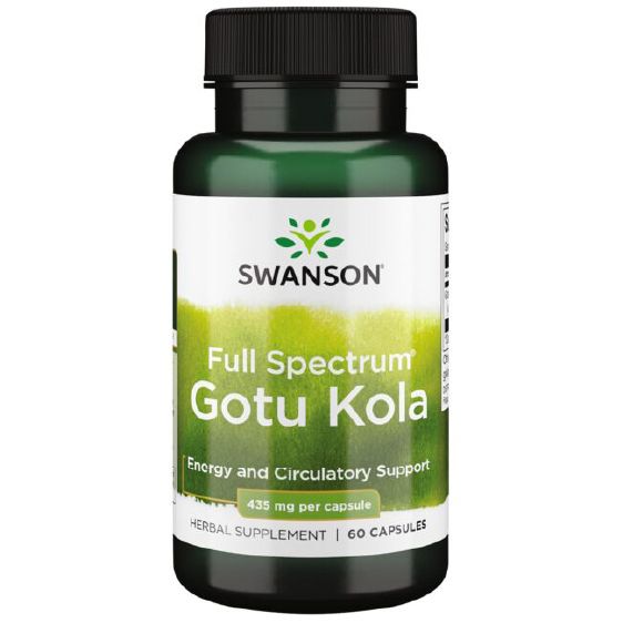 Swanson Full Spectrum Gotu Kola 435 mg 60 Capsules at MySupplementShop.co.uk