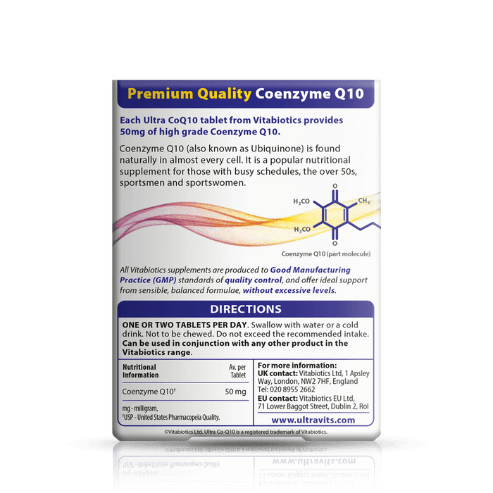 Vitabiotics Ultra Co-Q10 50mg 60 Tablets