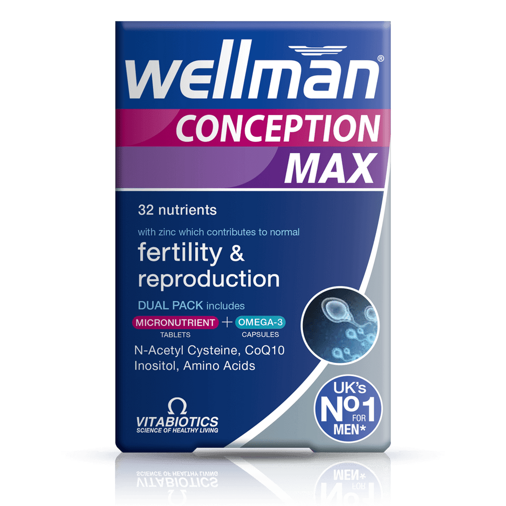 Vitabiotics Wellman Conception Max Dual Pack 84 Tablets - Men at MySupplementShop by Vitabiotics