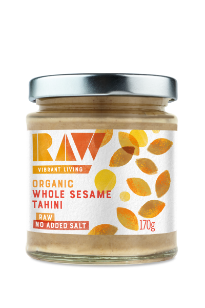 Raw Health Organic Whole Sesame Tahini 170g | High-Quality Health Foods | MySupplementShop.co.uk