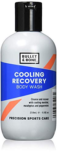 Bullet & Bone Cooling Recovery Body Wash Cleanses & Mousturises the Skin Cools Body Temperature With Menthol & Peppermint 100ml | High-Quality Shower Gels | MySupplementShop.co.uk