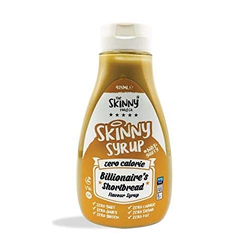 The Skinny Food Co . Billionaires Shortbread Syrup 425ml | High-Quality Syrup | MySupplementShop.co.uk