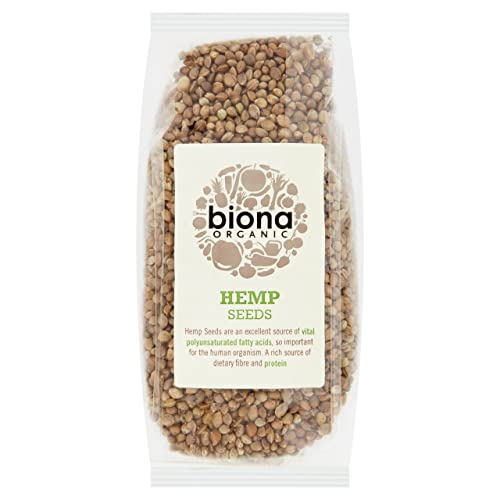Biona Organic Whole Hemp Seeds 250g | High-Quality Nuts & Seeds | MySupplementShop.co.uk