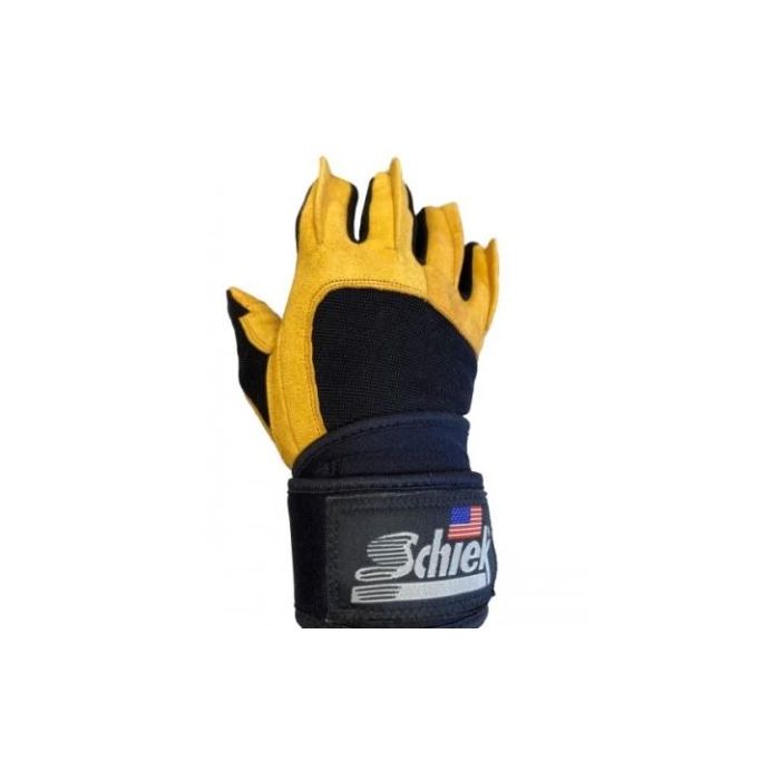 Schiek Model 425 Power Series Lifting Gloves with Wrist Wraps (Full Glove)