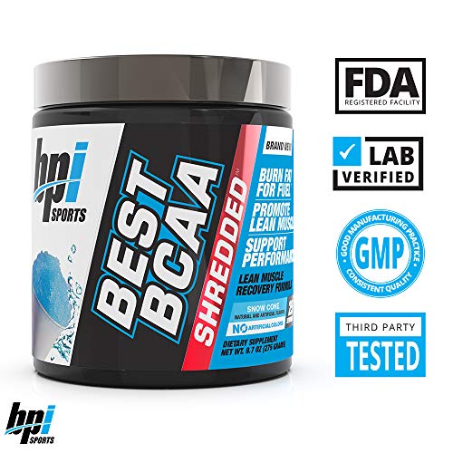 Bpi Sports Best BCAA Shredded Supplement Snow Cone | High-Quality Amino Acids and BCAAs | MySupplementShop.co.uk