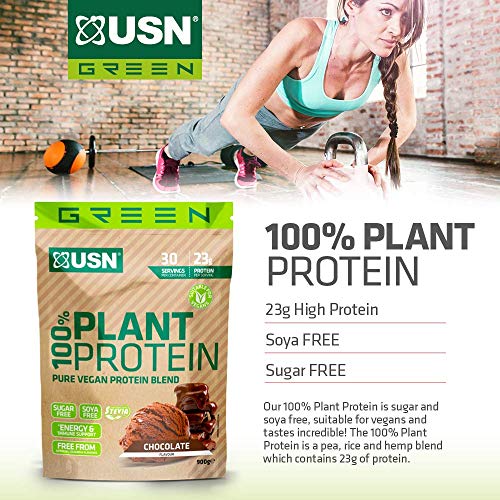 USN 100% Plant Protein 900g Vanilla Maple | High-Quality Sports Nutrition | MySupplementShop.co.uk