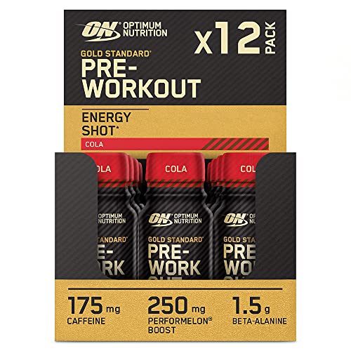 Optimum Nutrition Gold Standard® Pre-Workout Shot 12x60ml Cola - Acetyl-L-Carnitine at MySupplementShop by Optimum Nutrition