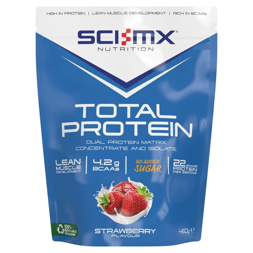 Sci-MX Total Protein 450g Strawberry by Sci-Mx at MYSUPPLEMENTSHOP.co.uk