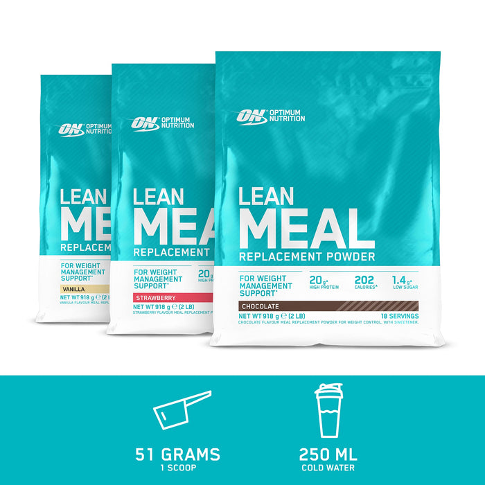 Optimum Nutrition Opti Lean Meal Replacement Powder, Vanilla - 954 grams | High-Quality Health and Wellbeing | MySupplementShop.co.uk