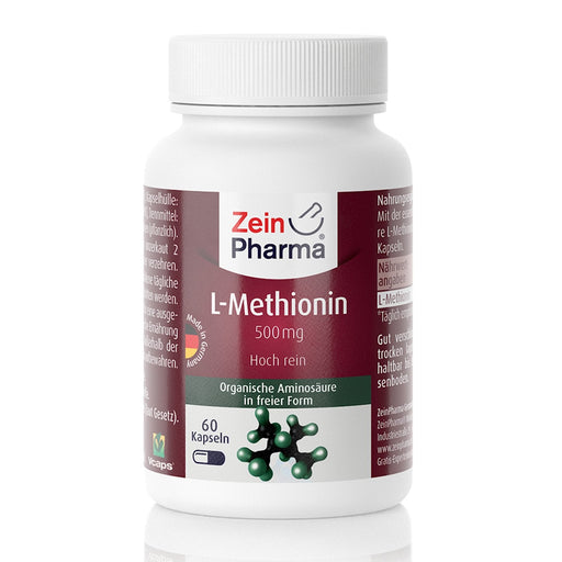 Zein Pharma L-Methionine, 500mg - 60 caps - Combination Multivitamins & Minerals at MySupplementShop by Zein Pharma