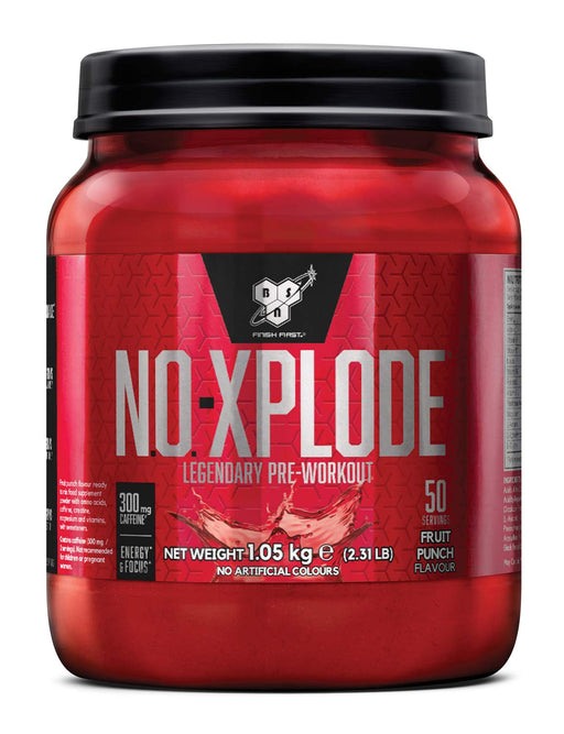 BSN NO Xplode, Fruit Punch - 1000 grams | High-Quality Nitric Oxide Boosters | MySupplementShop.co.uk