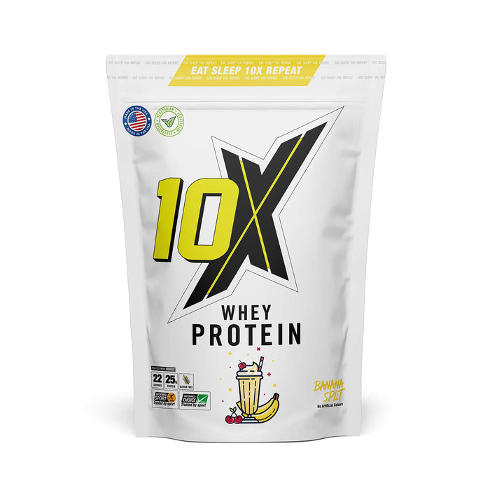 10X Athletic Whey Protein 700g - Banana Split - Health & Personal Care at MySupplementShop by 10X Athletic