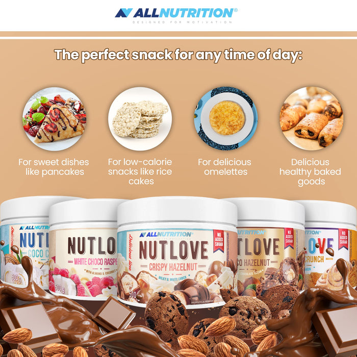 Allnutrition Nutlove, Crispy Hazelnut - 500g | High-Quality Sandwich Spreads | MySupplementShop.co.uk