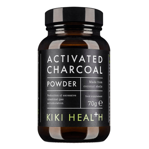 Kiki Health Activated Charcoal Powder 70g | High-Quality Vitamins & Supplements | MySupplementShop.co.uk