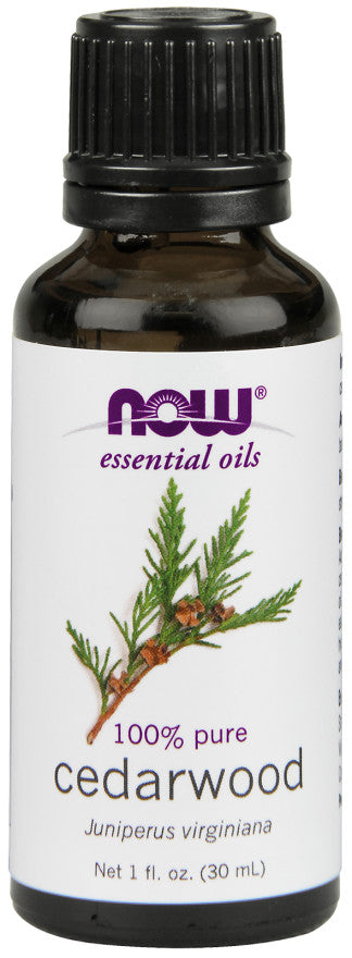 NOW Foods Essential Oil, Cedarwood Oil - 30 ml. | High-Quality Health and Wellbeing | MySupplementShop.co.uk