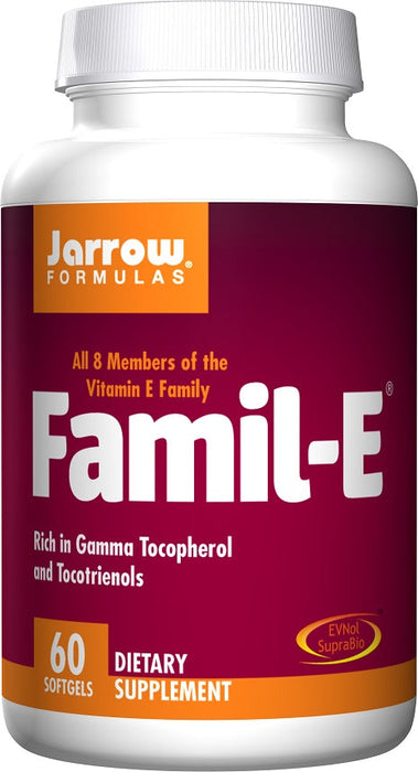 Jarrow Formulas Famil-E - 60 softgels - Health and Wellbeing at MySupplementShop by Jarrow Formulas