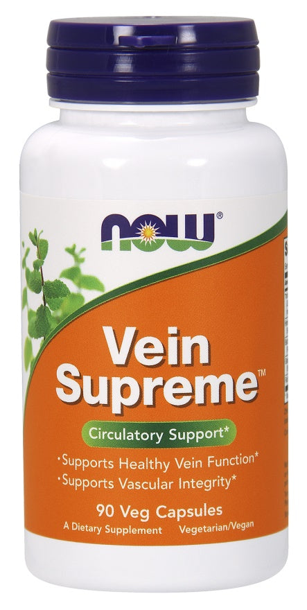 NOW Foods Vein Supreme - 90 vcaps | High-Quality Special Formula | MySupplementShop.co.uk