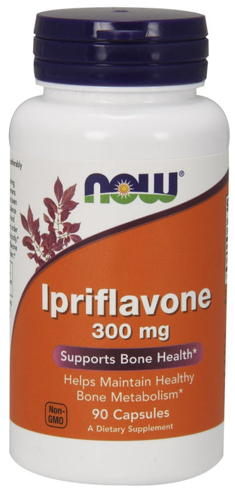 NOW Foods Ipriflavone, 300mg - 90 caps - Health and Wellbeing at MySupplementShop by NOW Foods