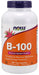NOW Foods Vitamin B-100 - 250 vcaps | High-Quality Vitamins & Minerals | MySupplementShop.co.uk
