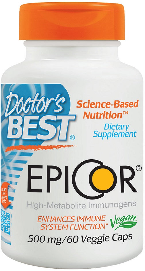 Doctor's Best Epicor, 500mg - 60 vcaps | High-Quality Combination Multivitamins & Minerals | MySupplementShop.co.uk