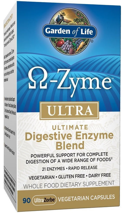 Garden of Life Omega Zyme Ultra - 90 vcaps - Health and Wellbeing at MySupplementShop by Garden of Life