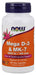 NOW Foods Mega D-3 & MK-7 - 60 vcaps | High-Quality Vitamins & Minerals | MySupplementShop.co.uk