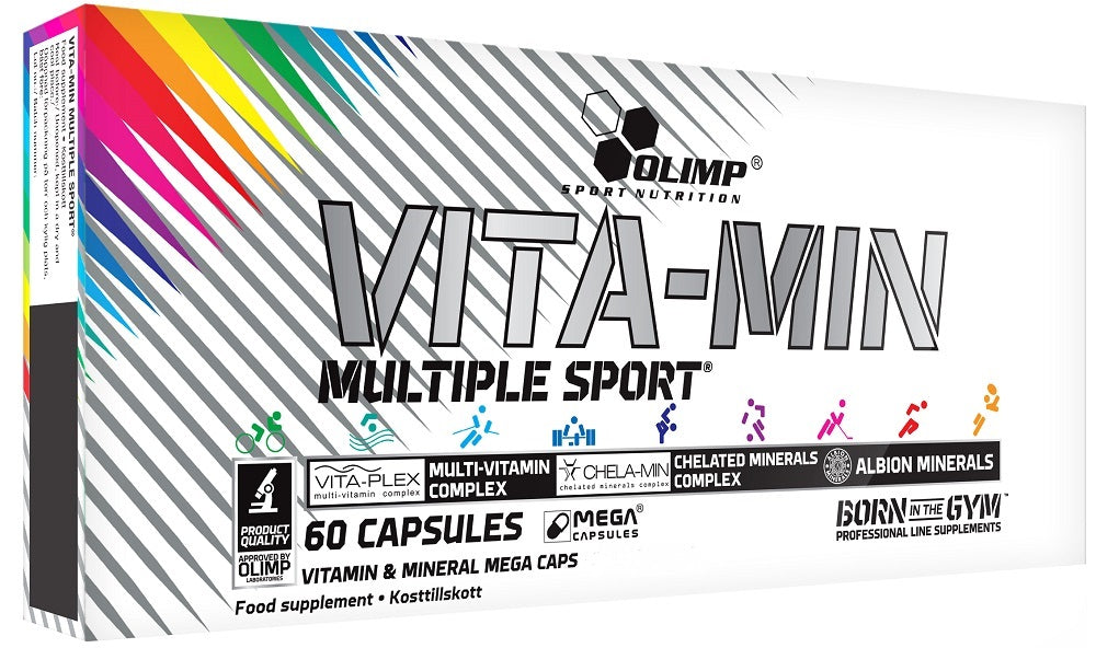 Olimp Nutrition Vita-Min Multiple Sport 60 Capsules - Default Title - Vitamins & Minerals at MySupplementShop by Olimp Nutrition