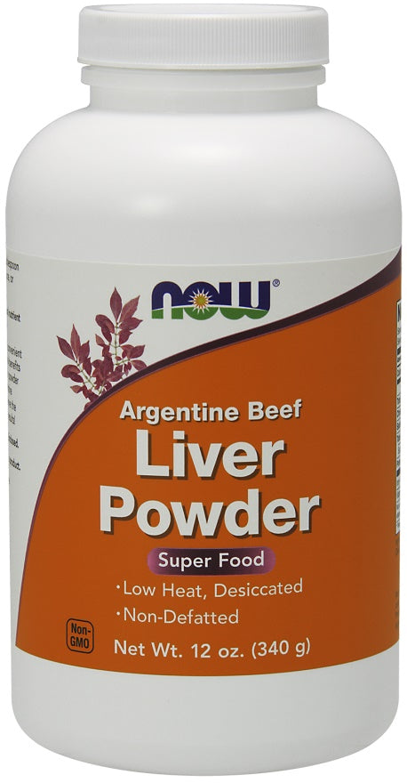 NOW Foods Liver Powder, Argentine Beef - 340g - Liver Support at MySupplementShop by NOW Foods