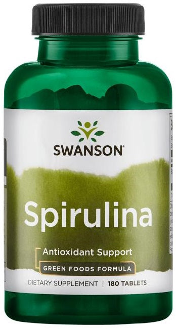 Swanson Spirulina, 500mg - 180 tablets | Top Rated Sports Supplements at MySupplementShop.co.uk